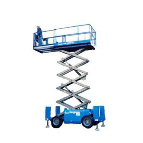 Arriendo tijera todo terreno Genie GS-3268 RT 12 metros — Maule Rental Talca Curicó Linares
